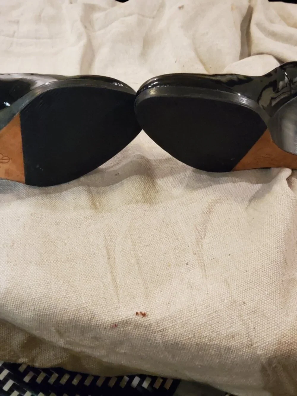 Cole Haan Black Patent Wedge size 8B